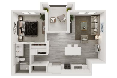 1 bed, 1 bath, 730 sqft, $2,185