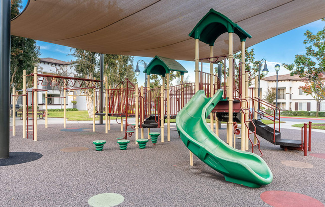 Outdoor kids play area at Barrington Place, California, 91739