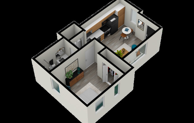 1 bed, 1 bath, 473 sqft, $1,549, Unit 306