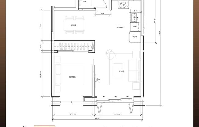 1 bed, 1 bath, 645 sqft, $1,650, Unit 408