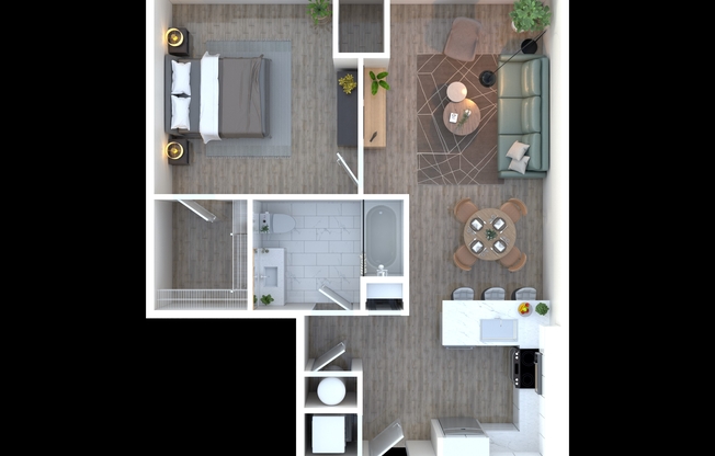 1 bed, 1 bath, 785 sqft, $2,400