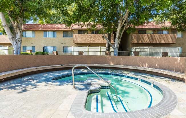 Hot Tub at Canyon Club Apartments, California