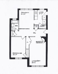 1 bed, 1 bath, $1,595