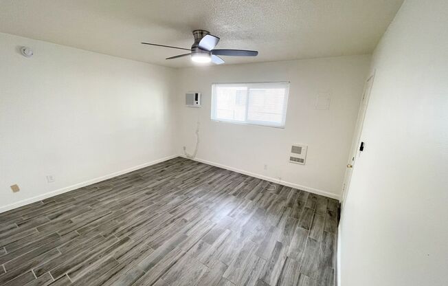 Utilities included! Nicely updated studio with Kitchenette, AC and Heat!