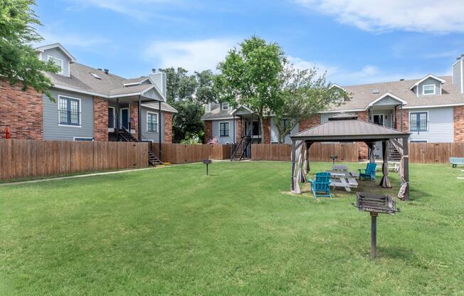 Grilling Area with Picnic Tables & Gazebo