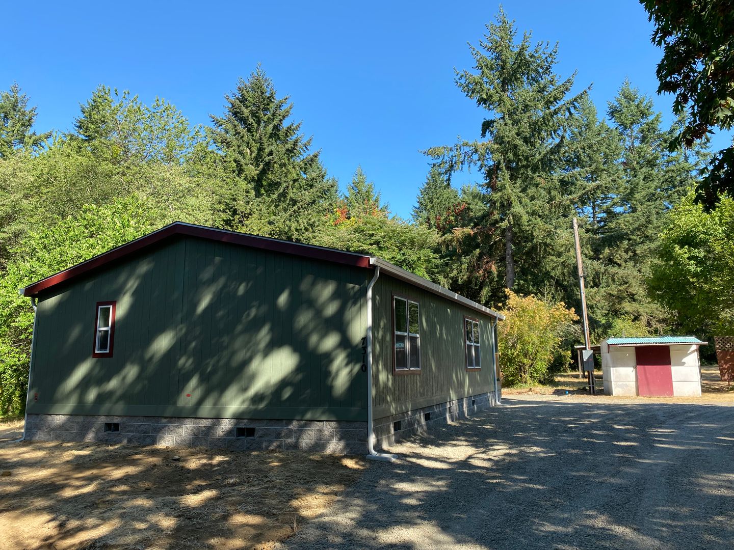 Like New Manufactured Home on 5 Acres in Ridgefield for Lease