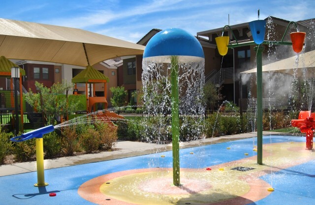 Spash around the Liv Northgate splash pad