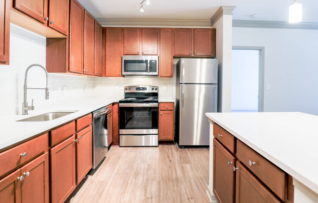 Kitchen with Stainless Steel Appliances