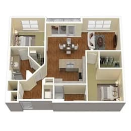 2 beds, 2 baths, 1,153 sqft, $2,650