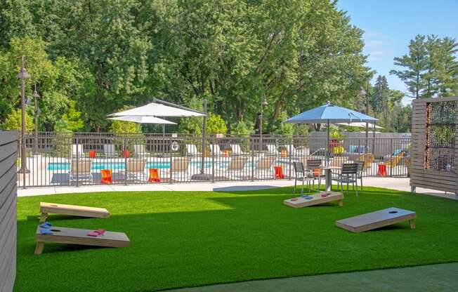 Yard Games at The McMillan, Shoreview, MN, 55126