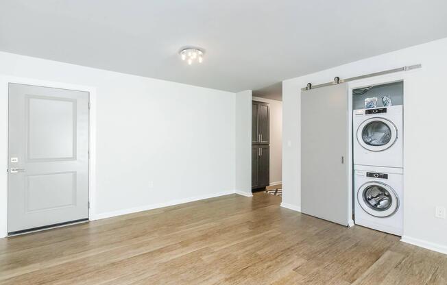 a refrigerator in a kitchen