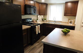 Kitchen with Island at River Oaks