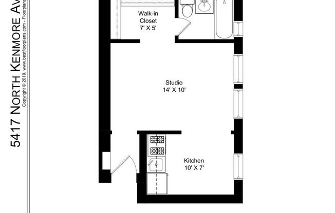 Studio, 1 bath, 358 sqft, $1,195, Unit 612