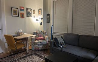 Sunny 1BR in East Rock | Hot Water & Gas Included | Walk to Yale
