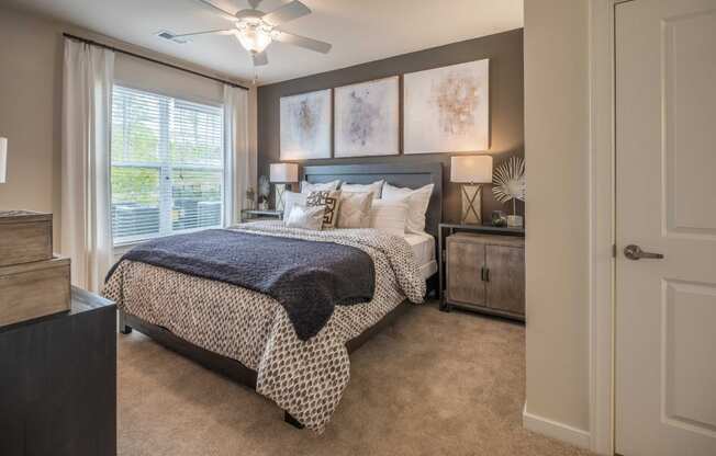 Large Comfortable Bedrooms at Abberly CenterPointe Apartment Homes by HHHunt, Midlothian, 23114