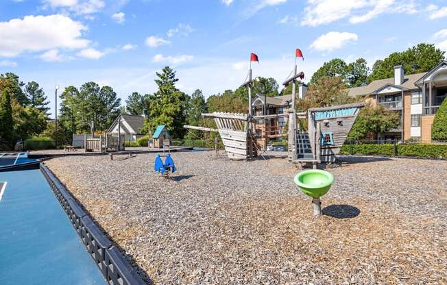 the preserve at ballantyne commons community playground at View at Lake Lynn, Raleigh