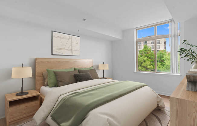 Bedroom with Hard Surface Flooring