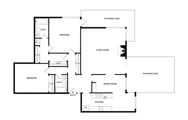 2 beds, 2 baths, 1,690 sqft, $3,515