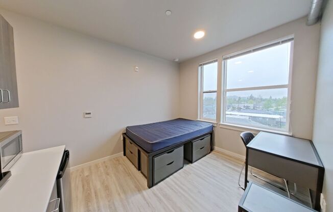 Studio, 1 bath, 261 sqft, $875, Unit 404