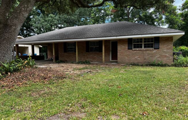 3 Bedroom, 2 Bathroom, Brick home, Carport, fenced yard, screen porch,