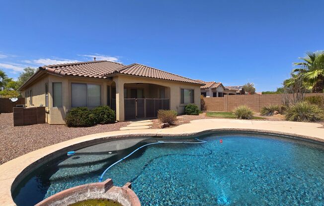 Private Pool! This home is in amenity rich Estrella Mountain Ranch!