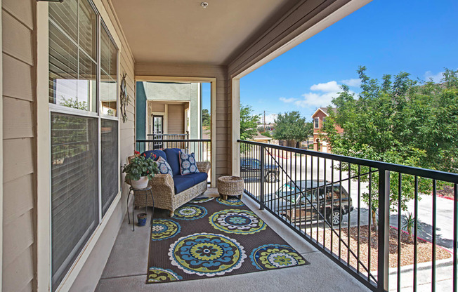 The Palms at Briarwood Balcony