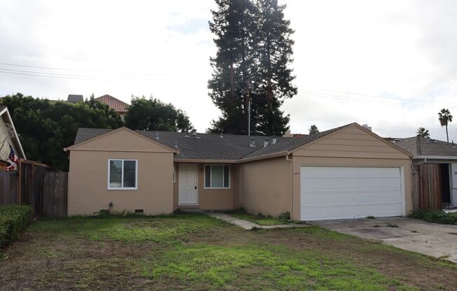 3 Bedroom/ 2 Bath Original Rancher in Santa Clara
