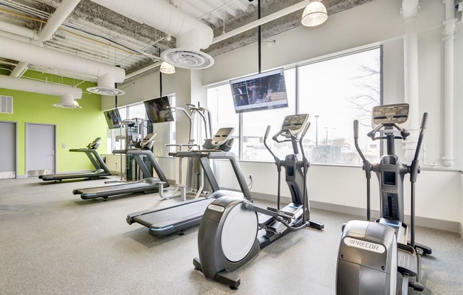 Fitness Center With Modern Equipment at The Oxford Apartments, Maryland, 20745