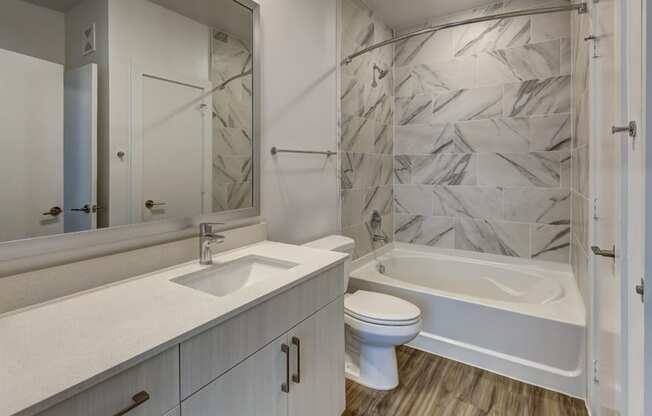 guest bathroom at Brixton South Shore, Texas