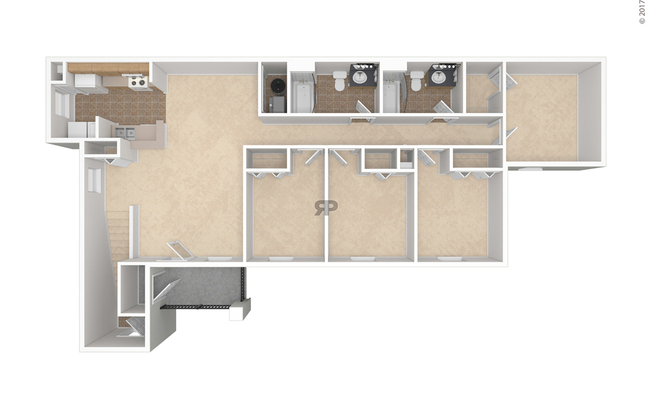 4 beds, 2 baths, 1,366 sqft, $1,322
