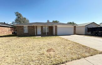 Three Bedroom House in Northwest Lubbock