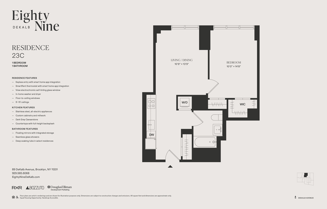 1 bed, 1 bath, $5,075, Unit 23C