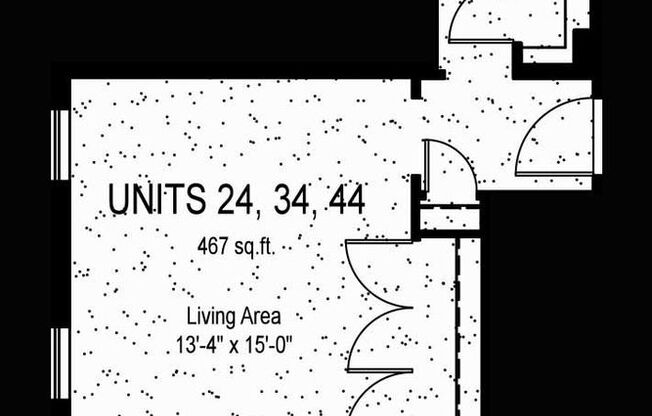 Studio, 1 bath, 467 sqft, $1,250, Unit King Edward Annex 34