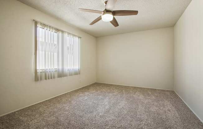 Bedroom with carpeted flooring