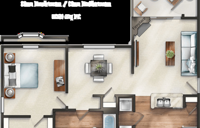 1 bed, 1 bath, 850 sqft, $1,649, Unit 0238