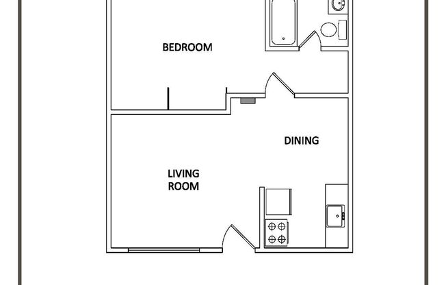 1 bed, 1 bath, 710 sqft, $1,300, Unit BAL-32