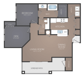 1 bed, 1 bath, 925 sqft, $1,790