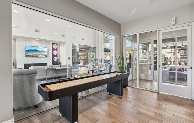 Game Room Shuffle Board