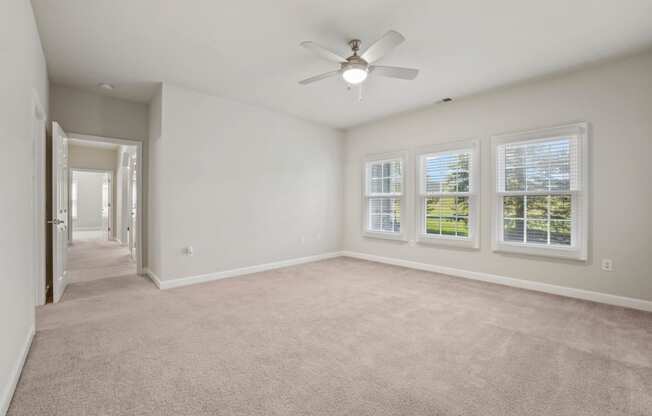 Large Primary bedroom with Extra WIndows