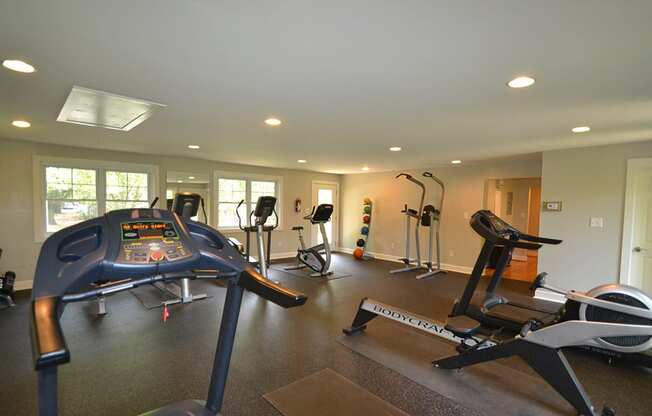 Cardio Equipment at Glen Lennox Apartments, North Carolina, 27514