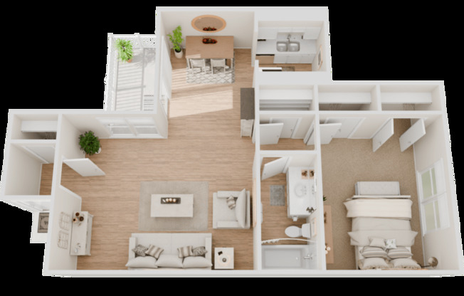 1 bed, 1 bath, 700 sqft, $1,025