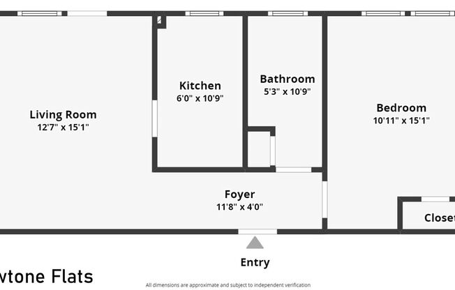 1 bed, 1 bath, 550 sqft, $1,645, Unit 103