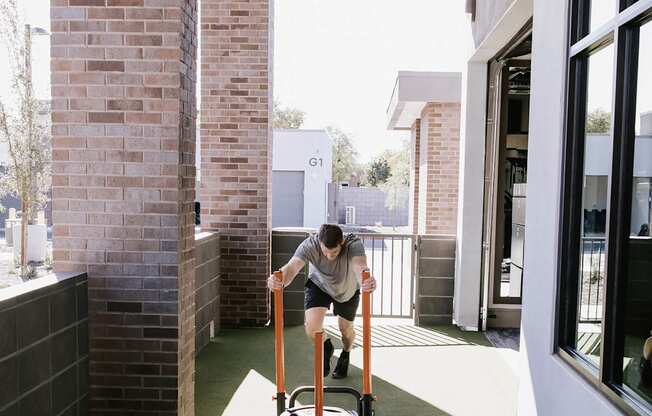 Outdoor Workout Area at The Aster at Mountain Vista in Mesa Arizona
