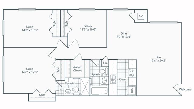 3 beds, 2 baths, 1,230 sqft, $2,669