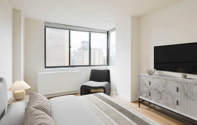 Bedroom with Hard Surface Flooring