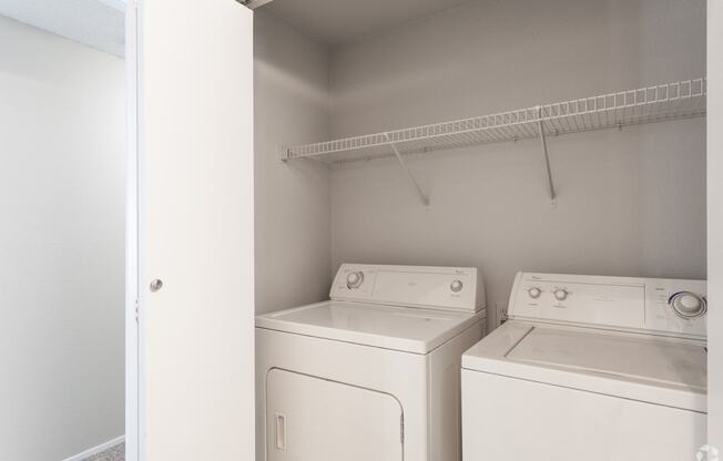 Full Size Washer and Dryer