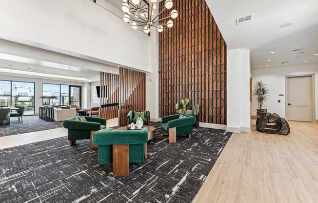 Clubroom area with seating