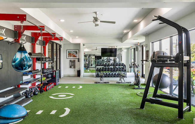 Rhythm State-of-the-art Fitness Center with Free Weights and Cardio Machines