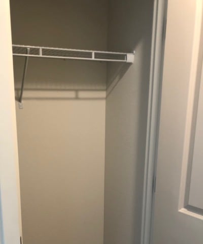 a ladder is in the corner of a room