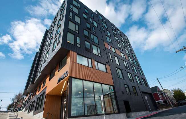 the building in which the hotel is located at Analog Tacoma, Washington 98402